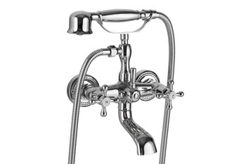 BATERIE CADĂ CAMILLA RETRO S-1167, AERATOR, CU MONTARE IN PERETE, CROM