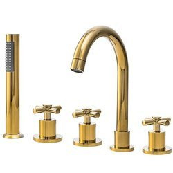 BATERIE CADA VERANNI S-1104G, CU AERATOR, 5 GAURI, MONTAJ PE CADA, AURIE